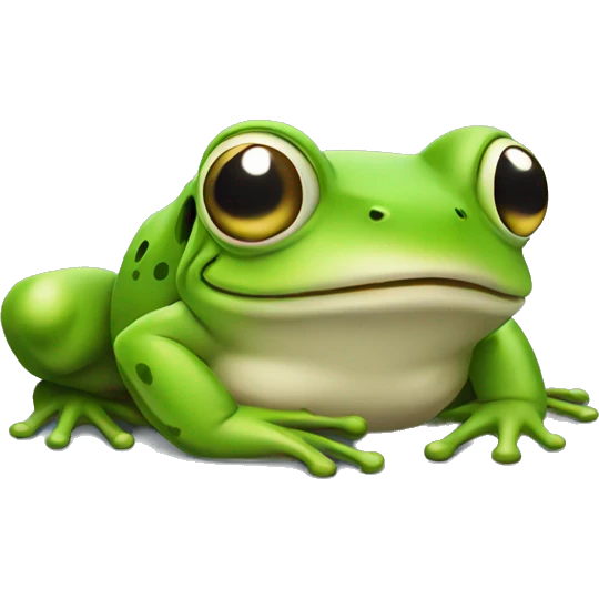 frog flipping back emoji