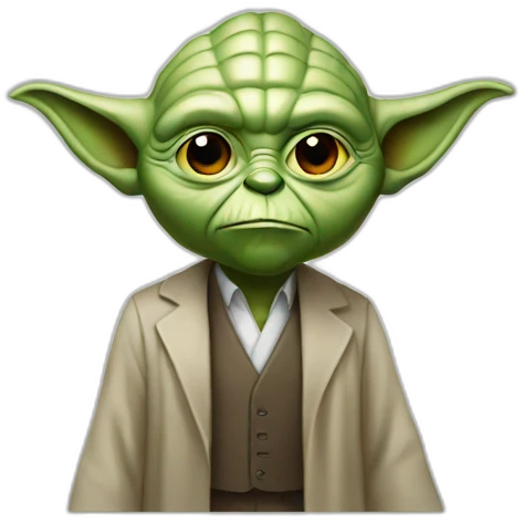 Businessman yoda emoji