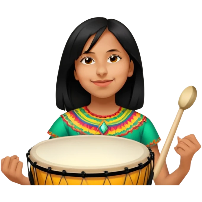 Festive Drummer emoji