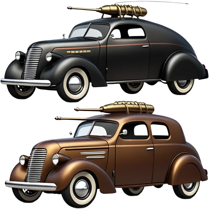futuristic Roachman’s car, loosely based on 1939 Chevrolet pickup roadster(flat long straight organically-shaped mechanical roomy interior seating inside the body)the king cockroach’s antenna stealthy town hot rod desert dirt racing rwd rail emoji
