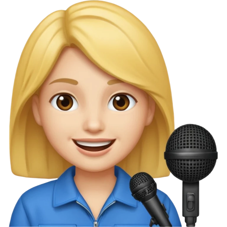 Créer un avatar qui est face à un caméra avec des micros emoji