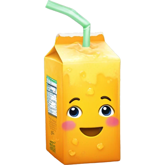 Juice box emoji