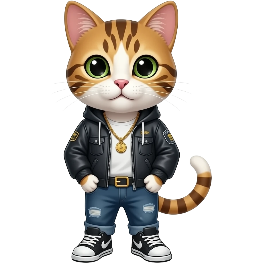 cat rapper emoji