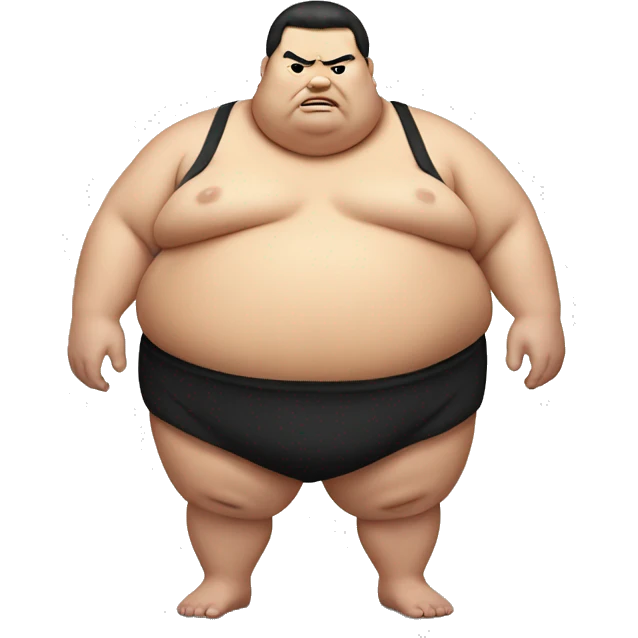 Fat sumo wrestler  emoji