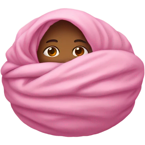 Pink cocooning  emoji