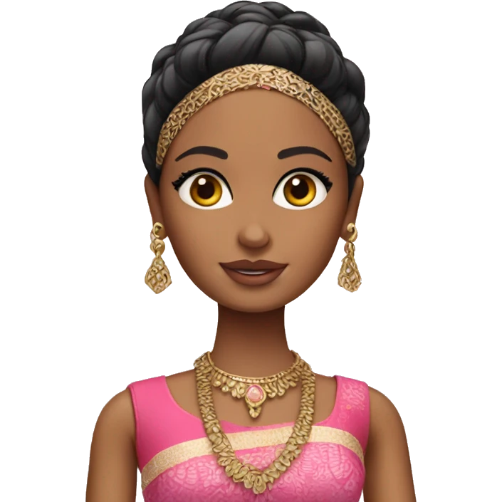 indian barbie doll emoji