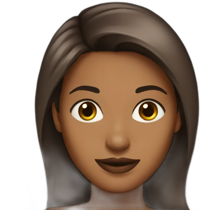 brown-woman-hot emoji