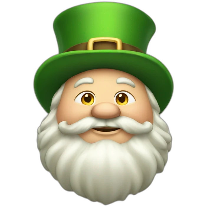 Fat leprechaun emoji