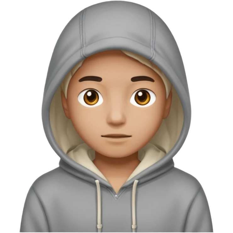 person with a hoodie  emoji