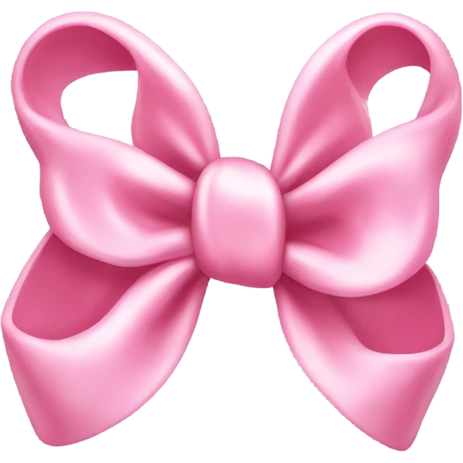 A cute pink bow emoji