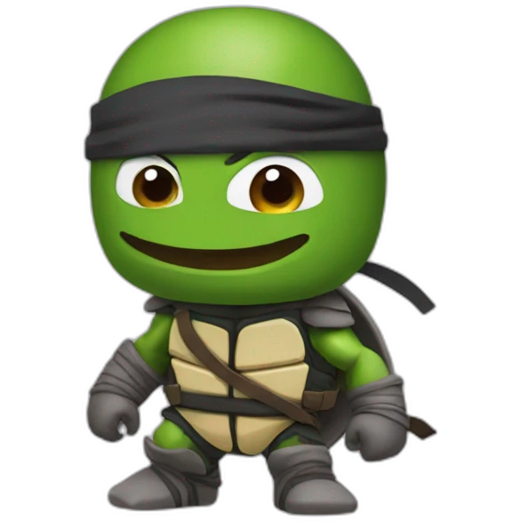 Mbappe ninja turtle emoji