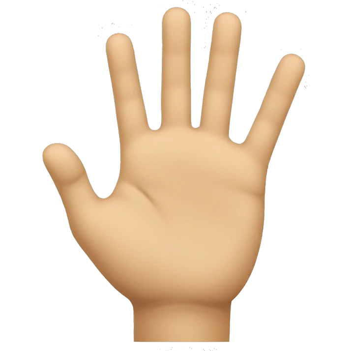I'd like an emoji of a hand indicating towards me, as though it's pointing directly at me. Can you create that emoji