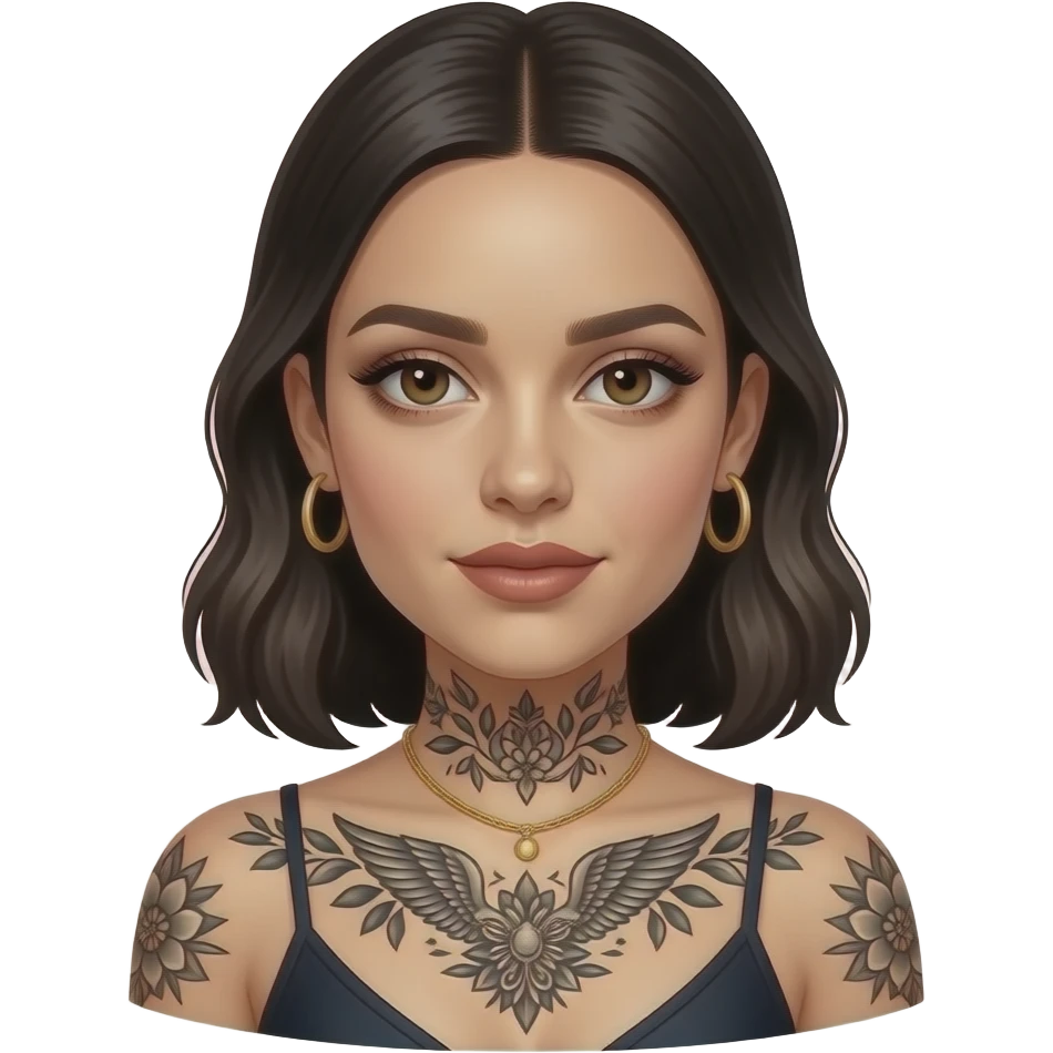Dua lipa s tattoos emoji