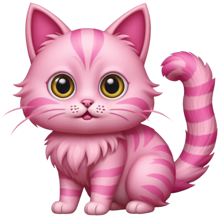 Pink cat emoji
