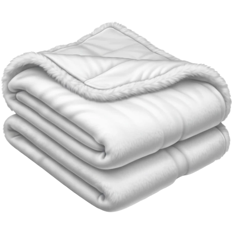 fluffy white blanket emoji
