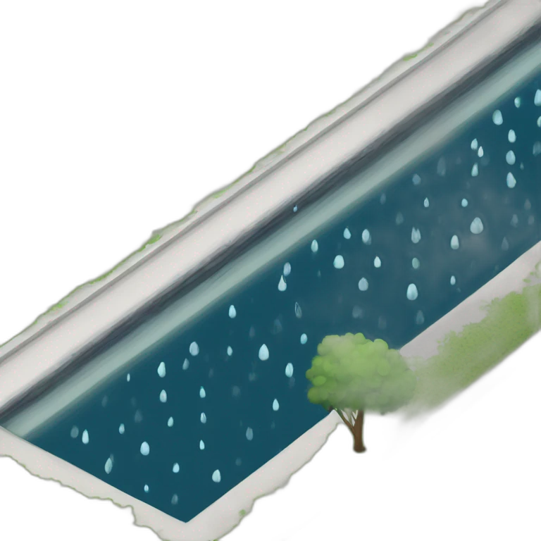 Urban stormwater runoff emoji