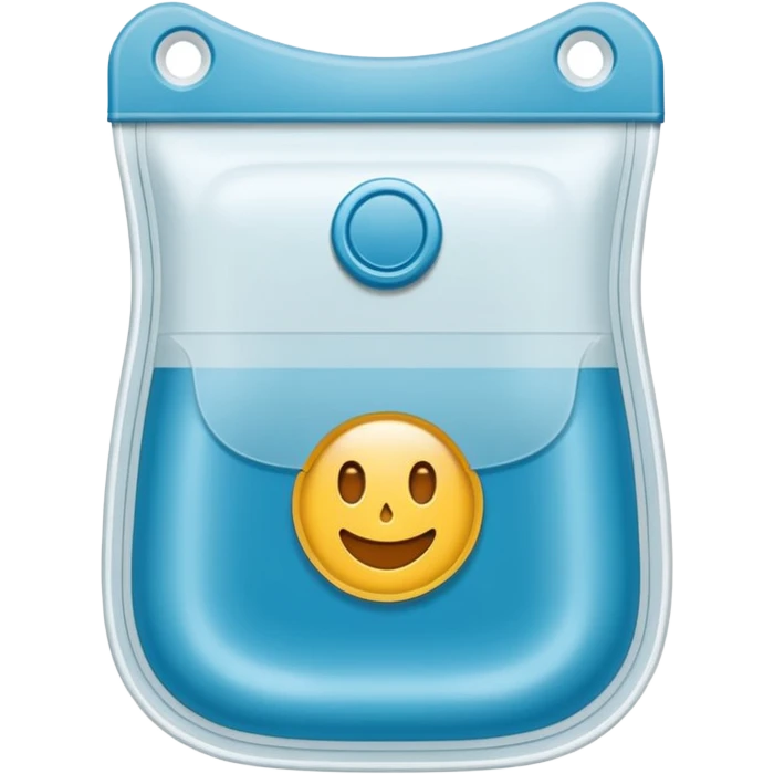 ostomy bag, neutral emoji