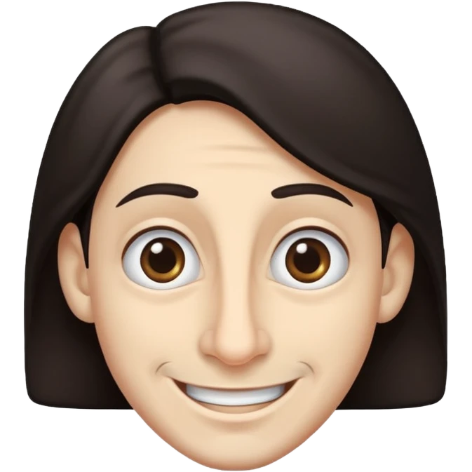 Créate a Jewish with a big nose and has a big sneaky smile emoji emoji