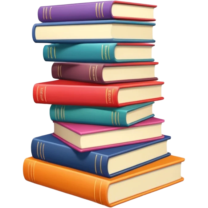 Modern books emoji