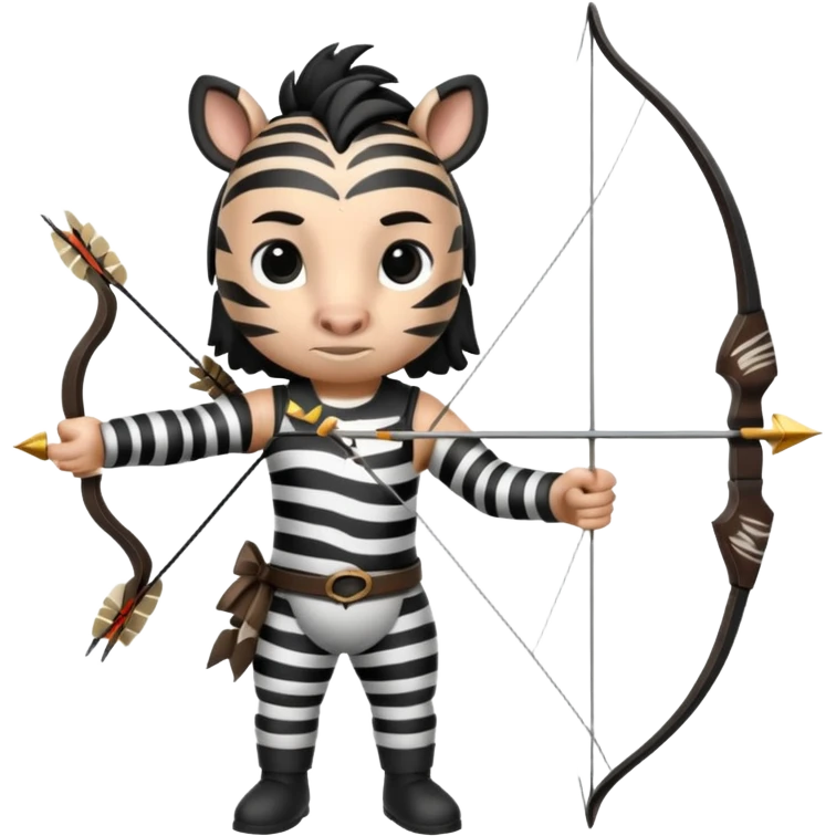 wild zebra archer emoji