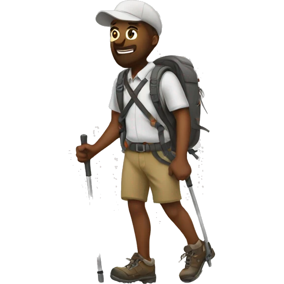 hiking emoji
