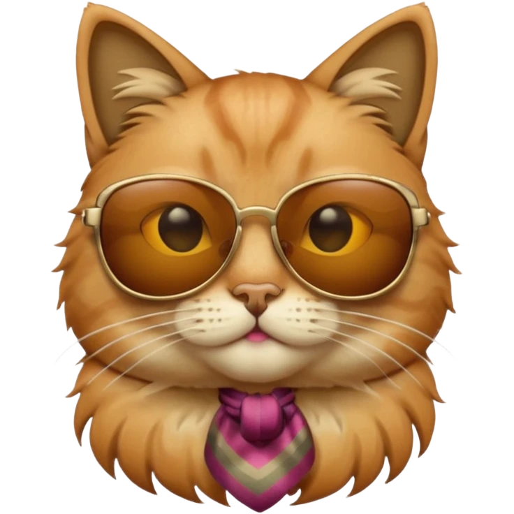 Cat wearing sunglasses emoji