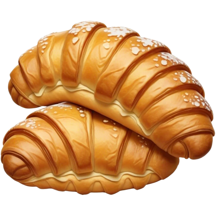 Cinematic Realistic Rustic French Croissant Pastry Emoji, depicted as a flaky, buttery crescent with delicate, layered textures and a slight, intentional char along the edges that imparts a rustic, artisanal charm. The golden, crispy exterior shows a hint of burnt nuance, rendered with warm, inviting lighting and exquisite detail to capture its time-honored, imperfect perfection. emoji