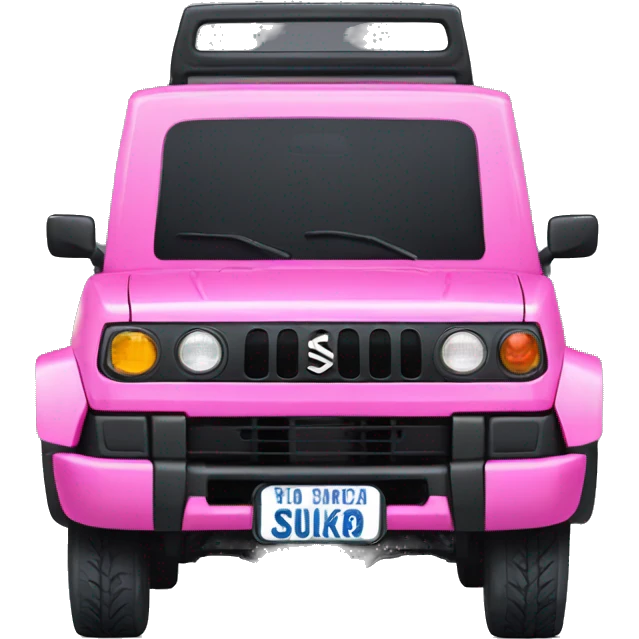 pink suzuki samurai  emoji