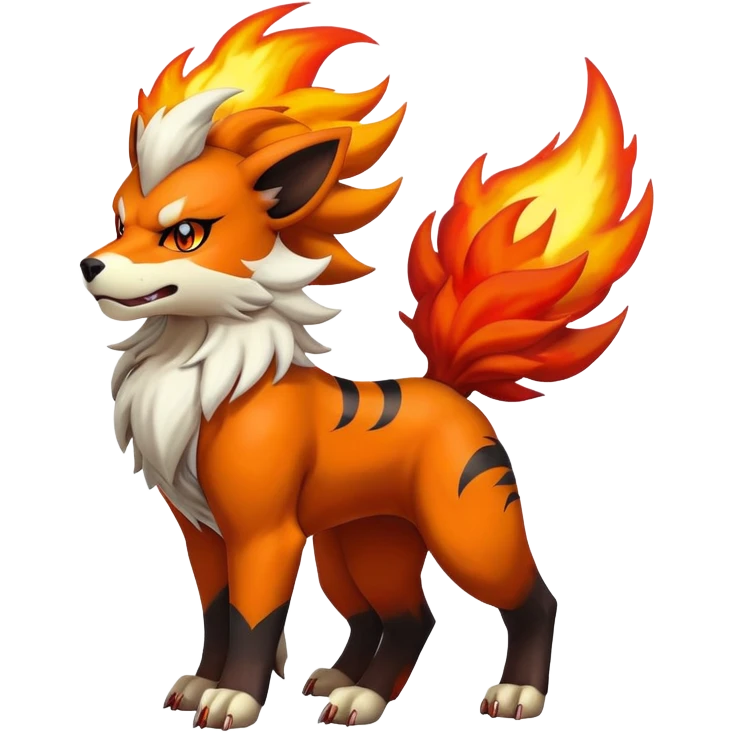Houndoom-Arcanine-Pokémon-Fakémon-hybrid-creature emoji