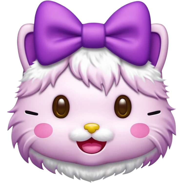 Hellokitty lila emoji