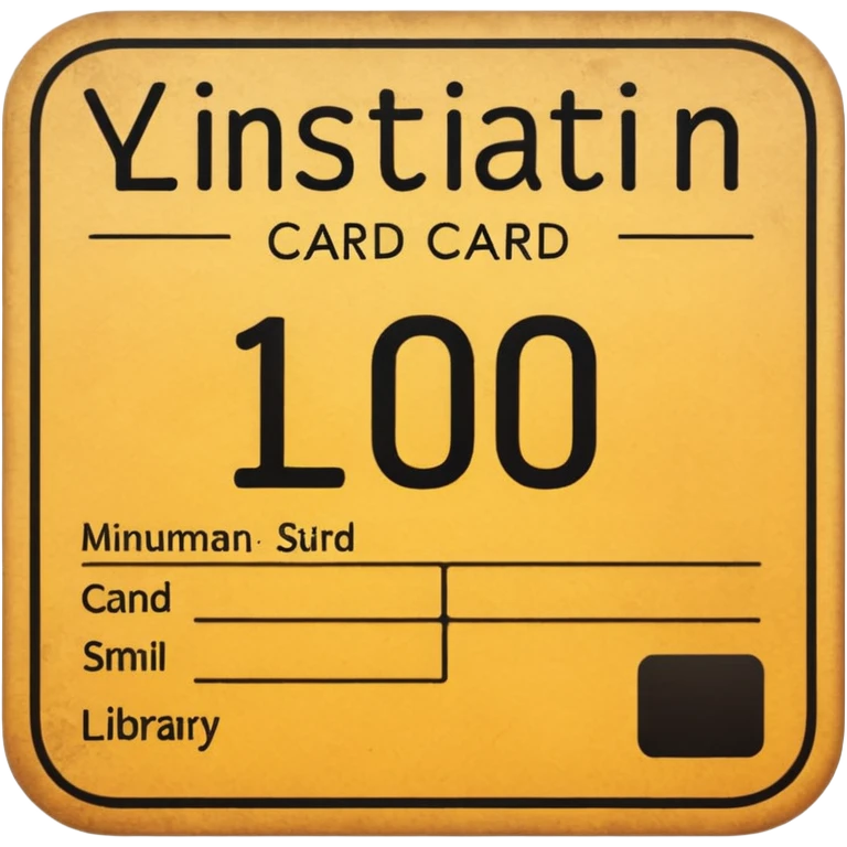 Library card
 emoji