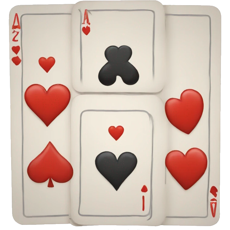 1 Heart playing card emoji
