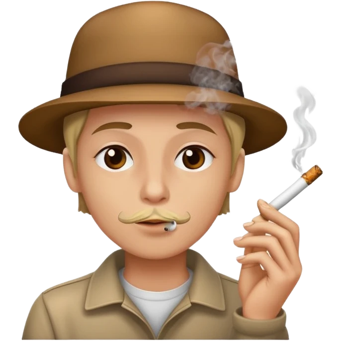 Smoking blunt emoji
