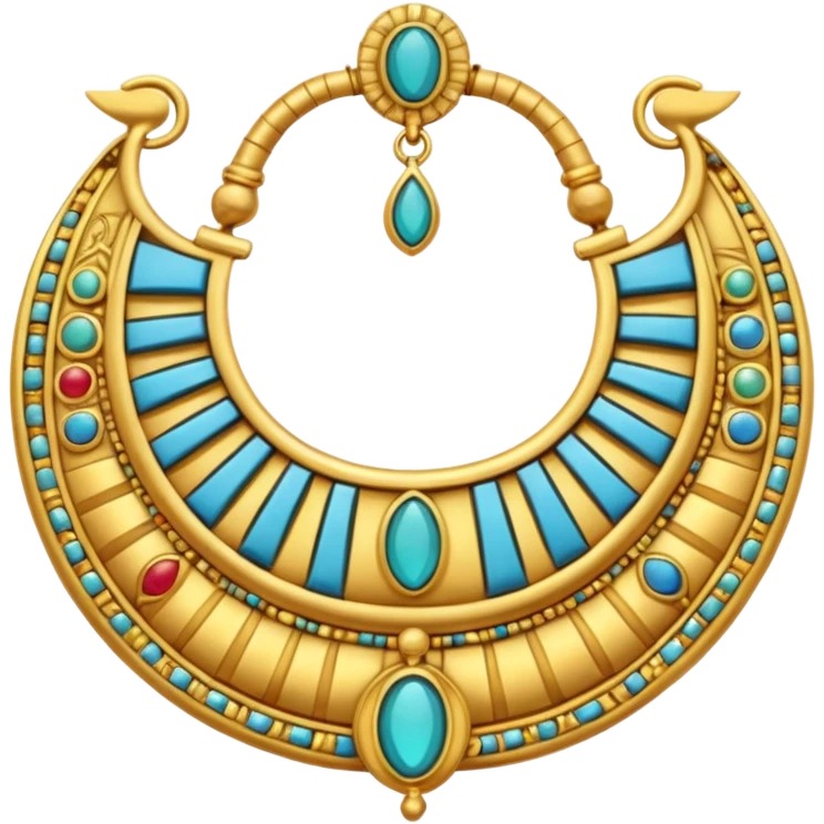 Egyptian takı with Gold Details emoji