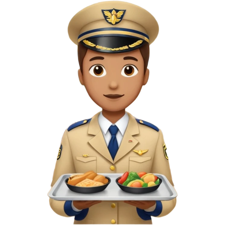 hazme una persona atendiendo en un comedor universitario emoji