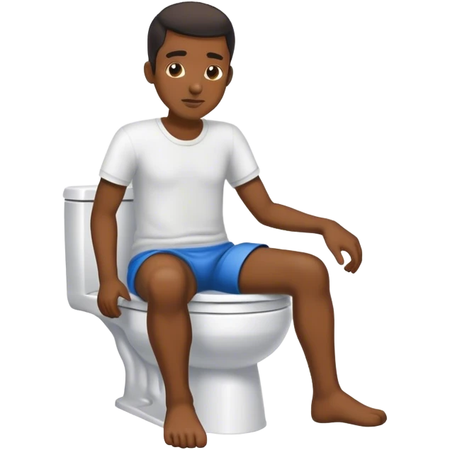 Guy pooping emoji