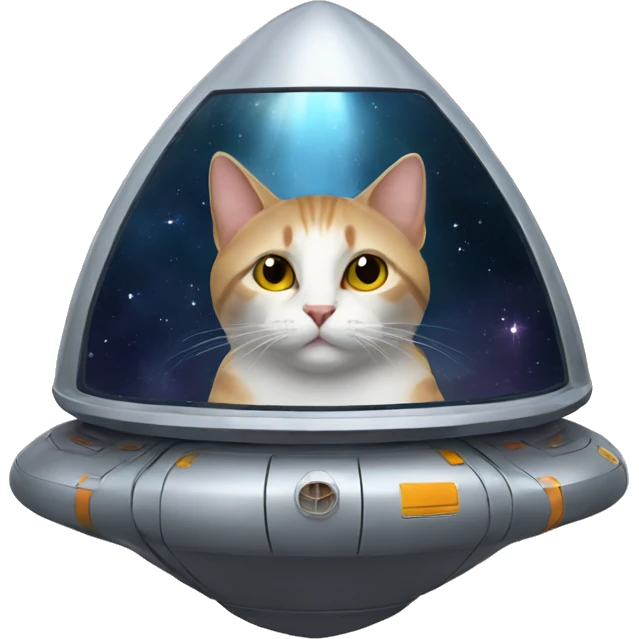 Cat spaceship  emoji