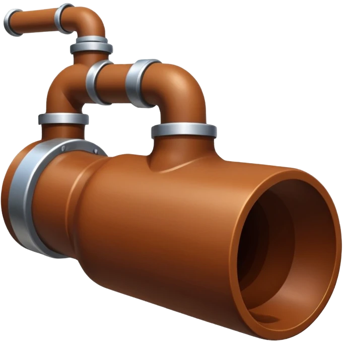 A pipe of slurry emoji
