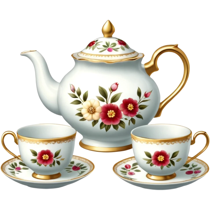 high tea set emoji
