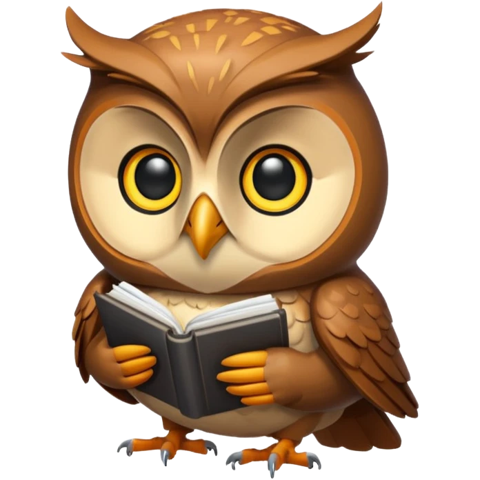 code writing owl emoji