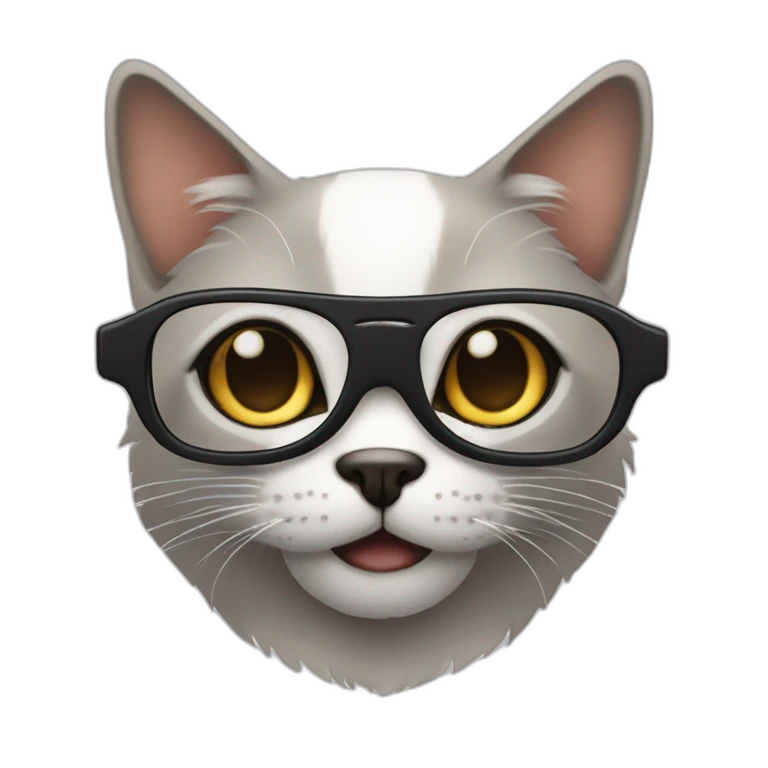 gato con lentes oscuros emoji