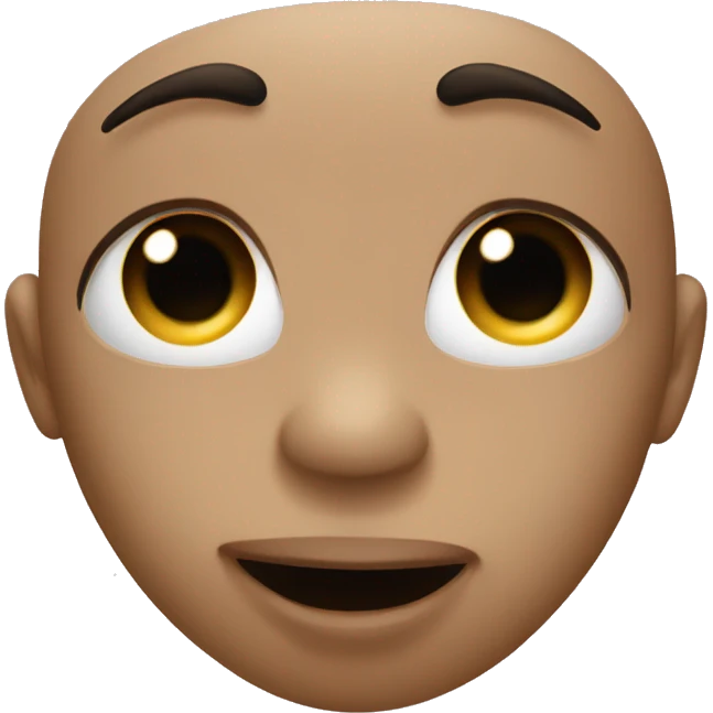 Kiss with cute face emoji