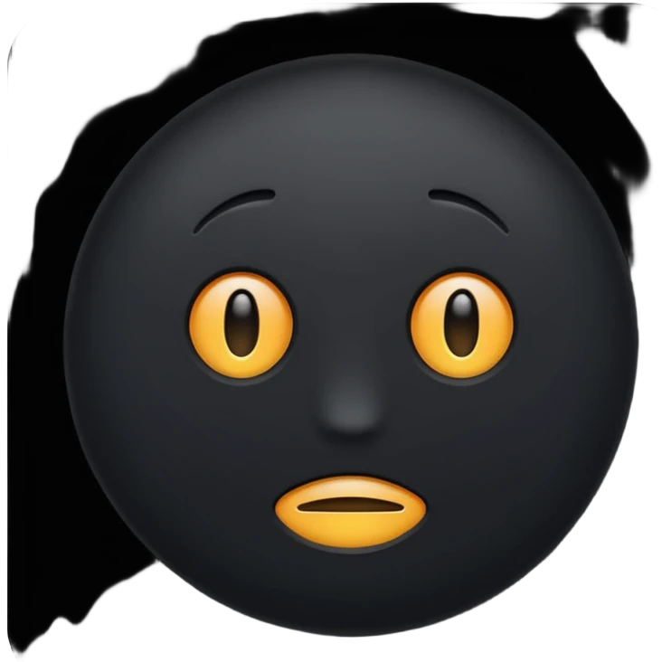 dark circle emoji
