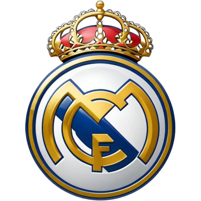I want an emoji of real madrid logo of football and it should look realistic emoji