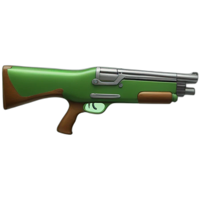 Green shotgun emoji