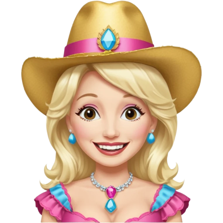 Dolly Parton on a bachelorette trip emoji