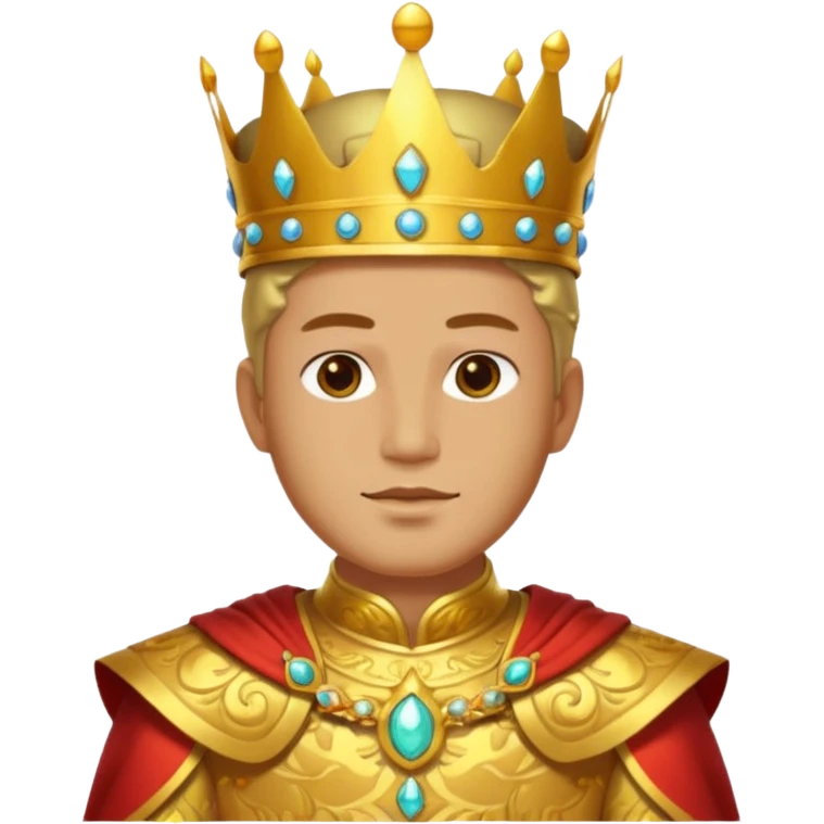 a portrait of sun emperor emoji