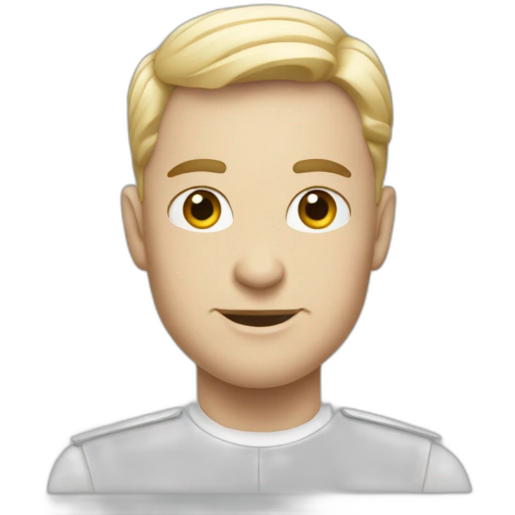 a white Tesla emoji