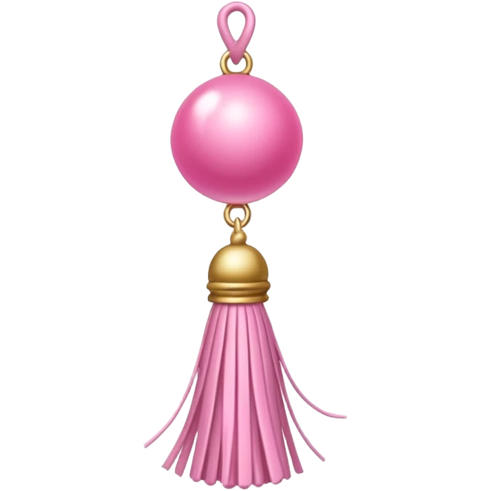 pink ade tassel pendant emoji