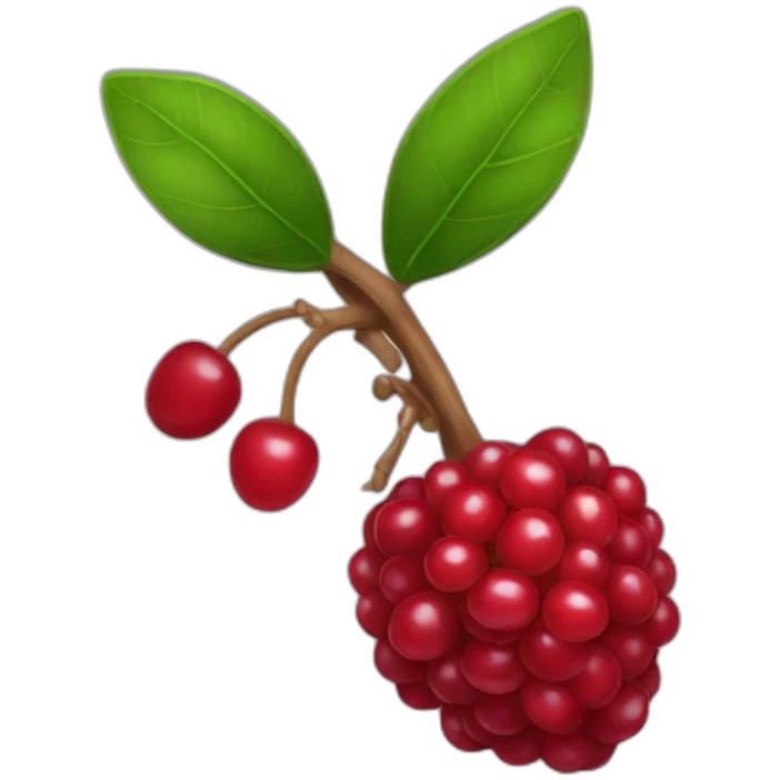 Red cramberry emoji